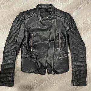 Zara Motto Biker Jacket